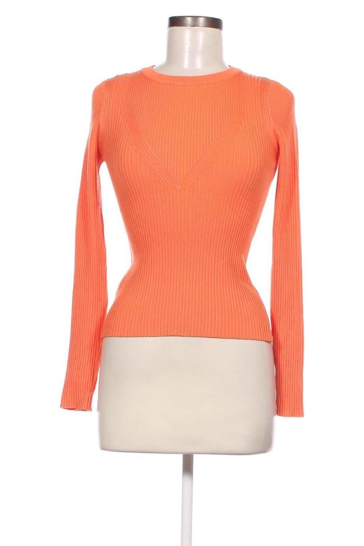 Дамски пуловер Mango, Размер S, Цвят Оранжев, Цена 13,50 лв.