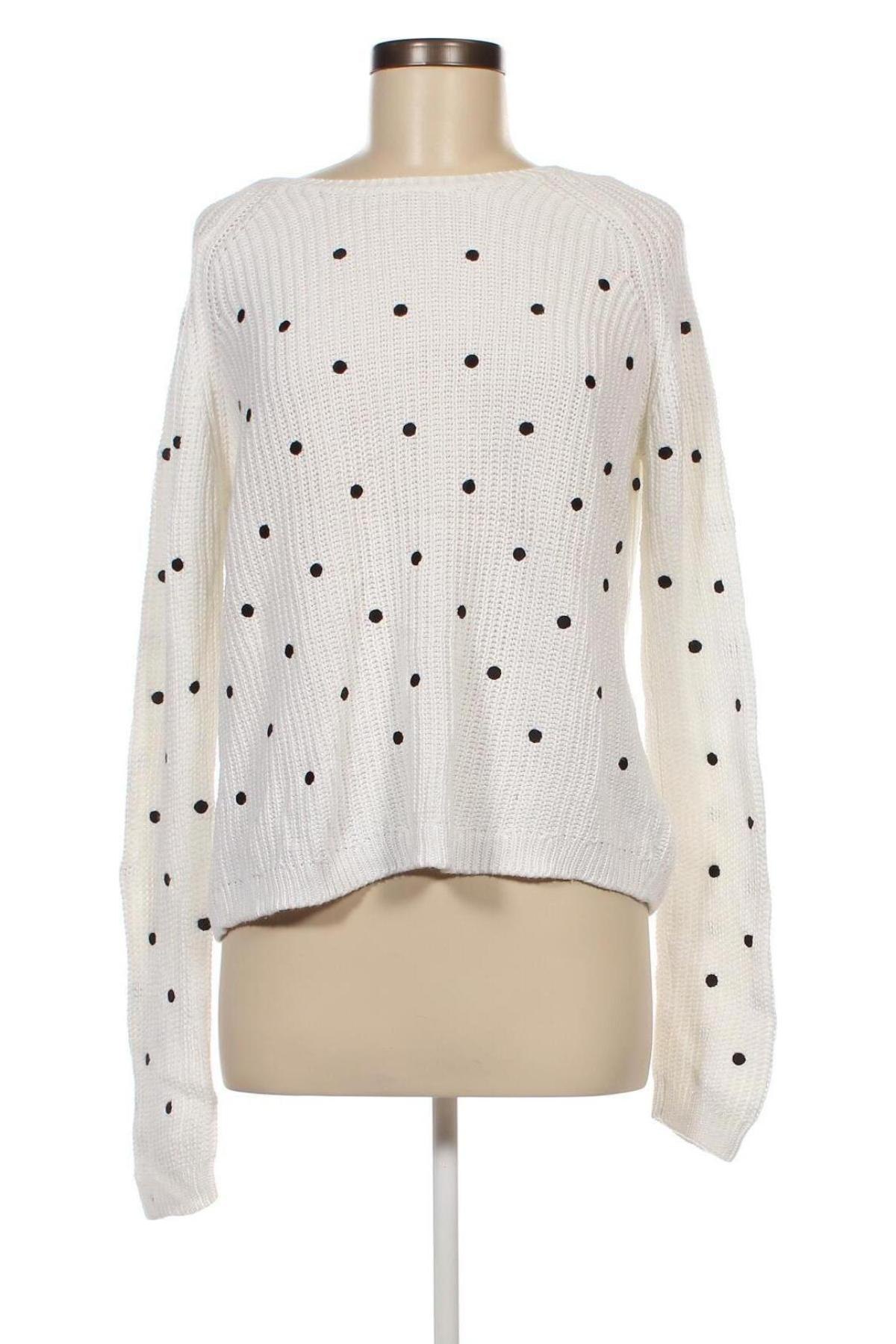 Дамски пуловер Miss Shop, Размер L, Цвят Бял, Цена 14,35 лв.