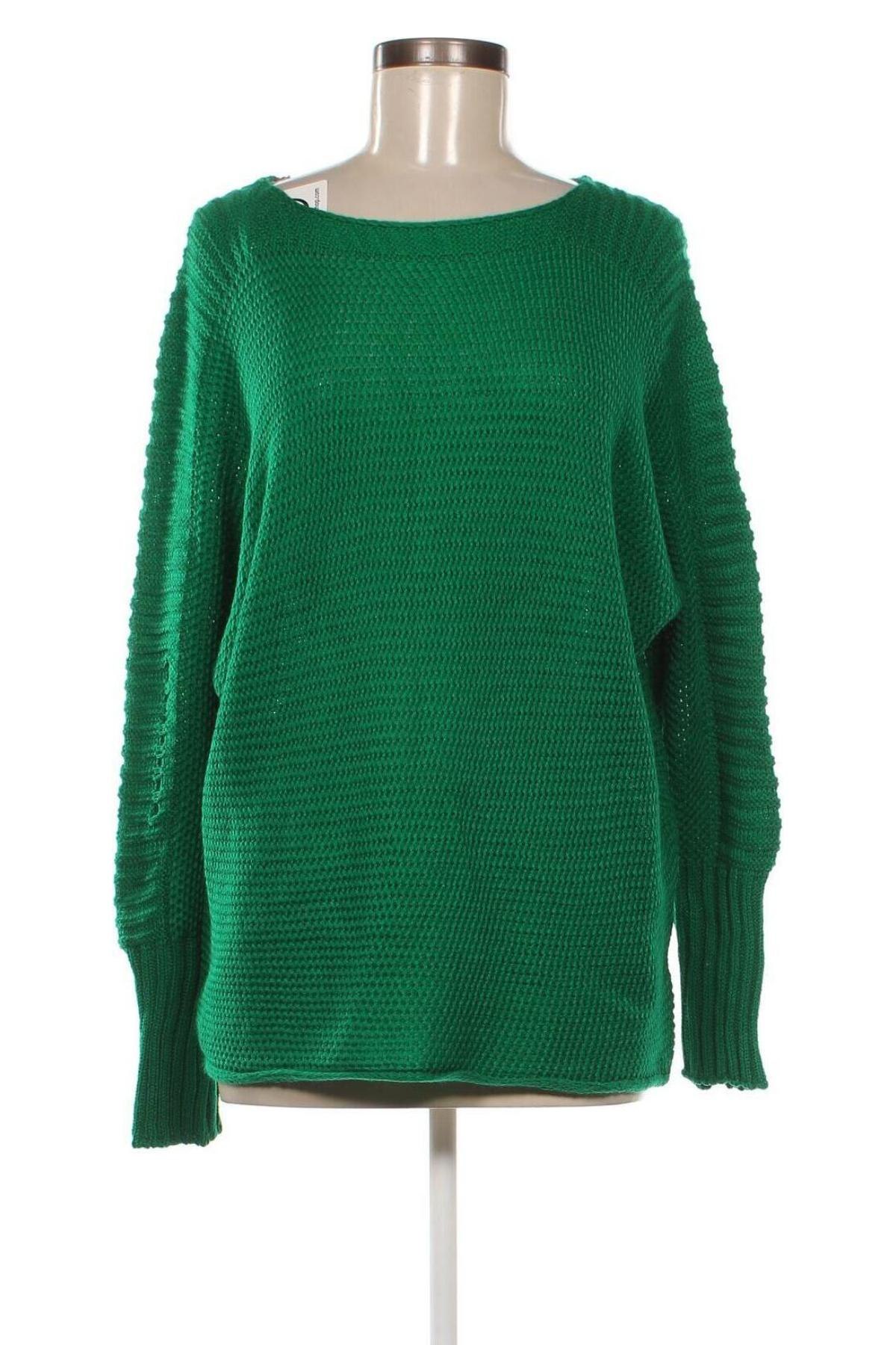 Дамски пуловер New Laviva, Размер L, Цвят Зелен, Цена 41,85 лв.