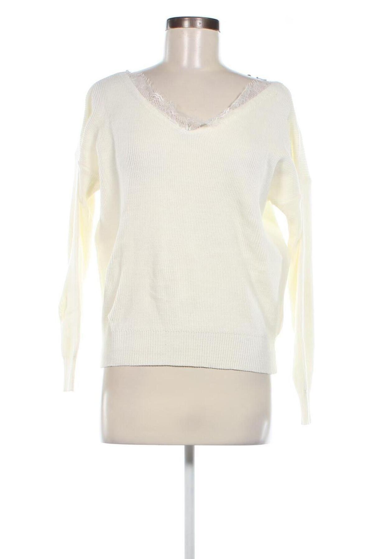 Γυναικείο πουλόβερ New Laviva, Μέγεθος M, Χρώμα Λευκό, Τιμή 8,63 €