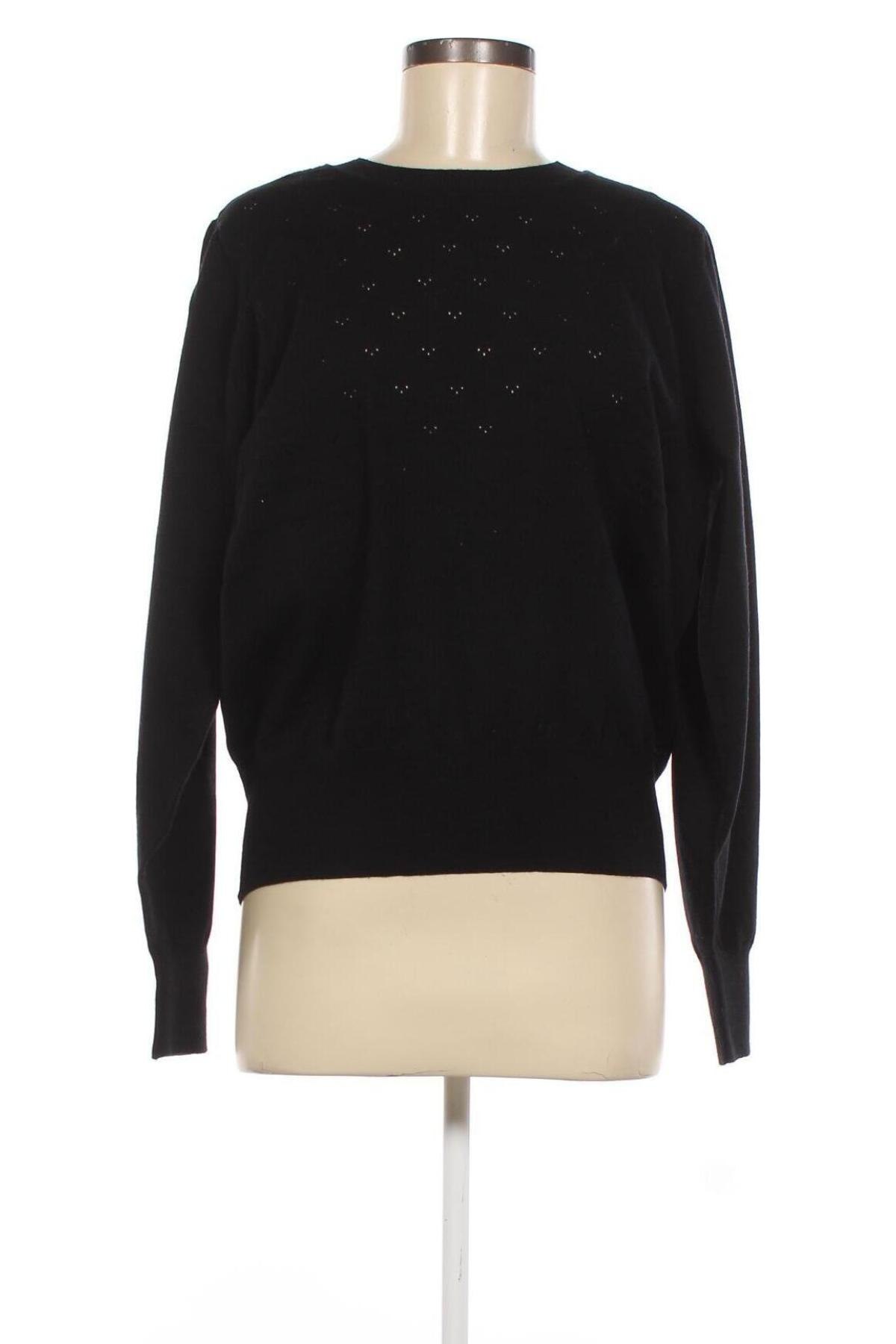 Γυναικείο πουλόβερ Numph, Μέγεθος XL, Χρώμα Μαύρο, Τιμή 18,04 €