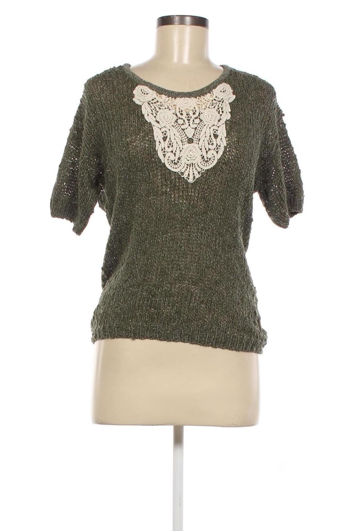 Γυναικείο πουλόβερ Object, Μέγεθος S, Χρώμα Πράσινο, Τιμή 23,01 €