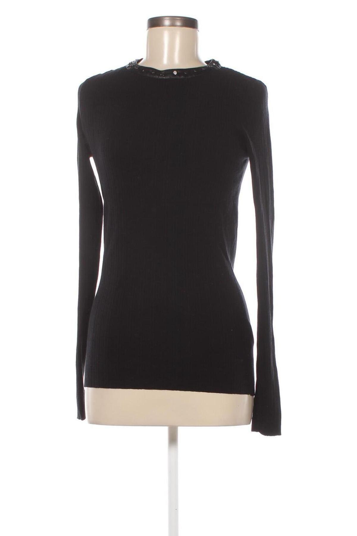 Дамски пуловер Patrizia Pepe, Размер L, Цвят Черен, Цена 159,08 лв.