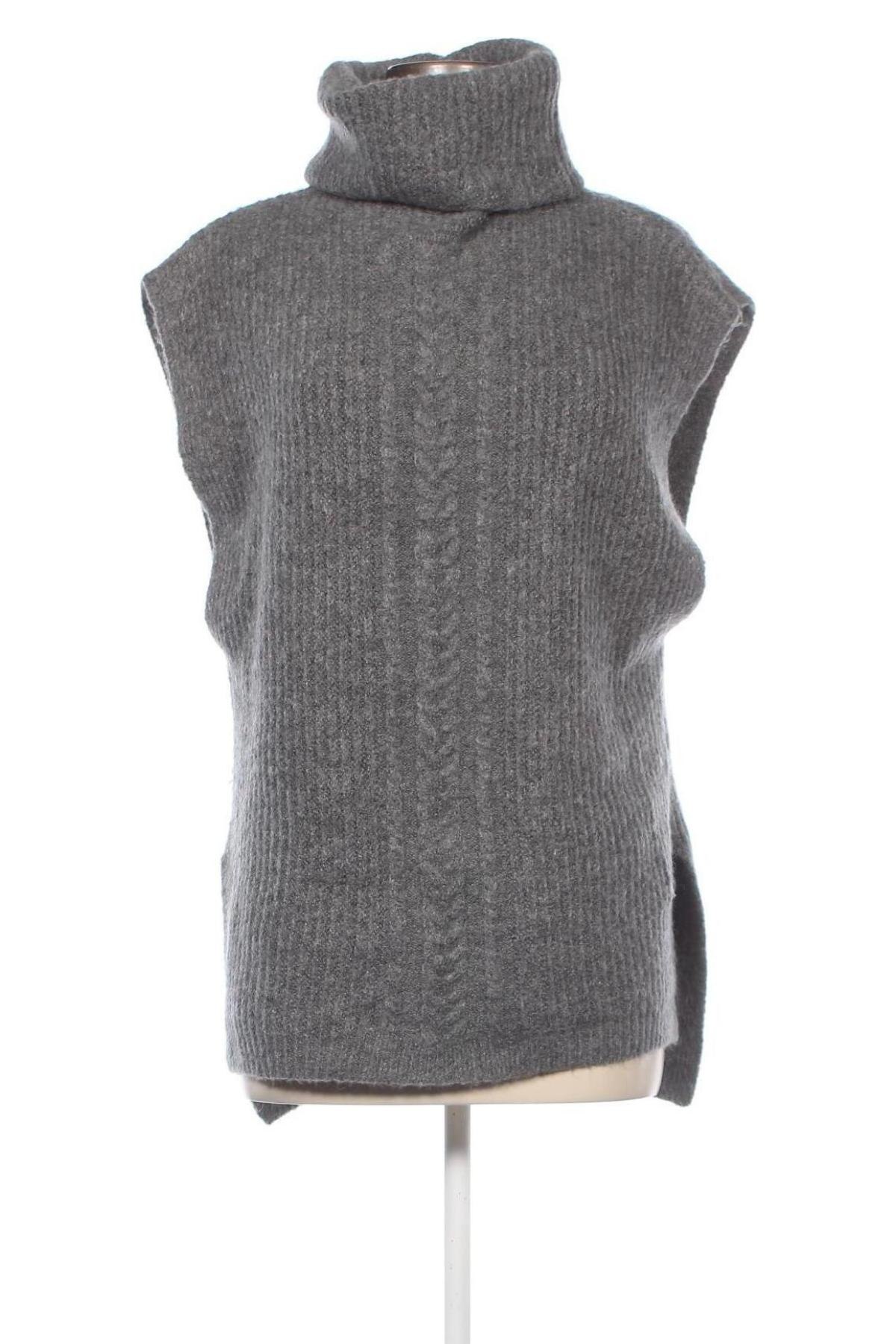 Дамски пуловер Pieces, Размер M, Цвят Сив, Цена 8,10 лв.
