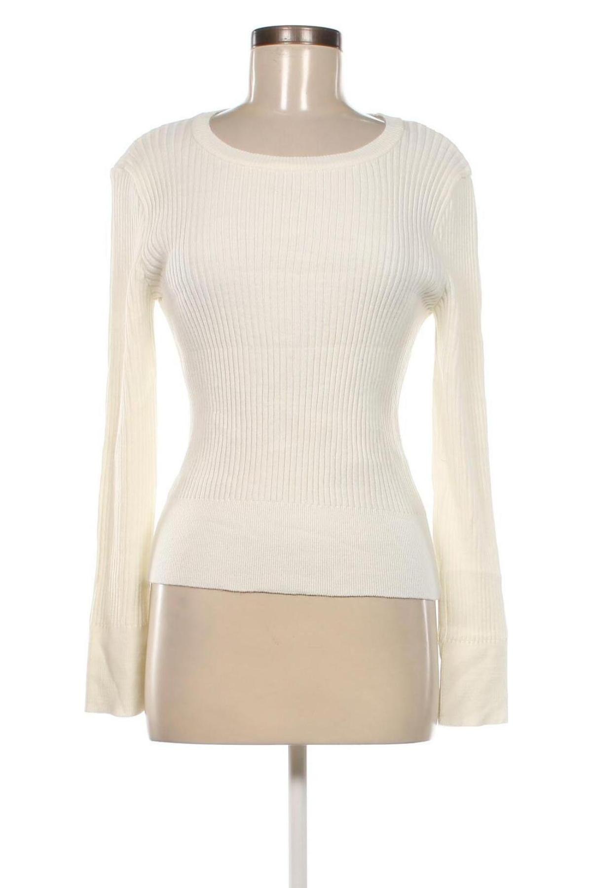 Γυναικείο πουλόβερ Pieces, Μέγεθος L, Χρώμα Λευκό, Τιμή 5,01 €