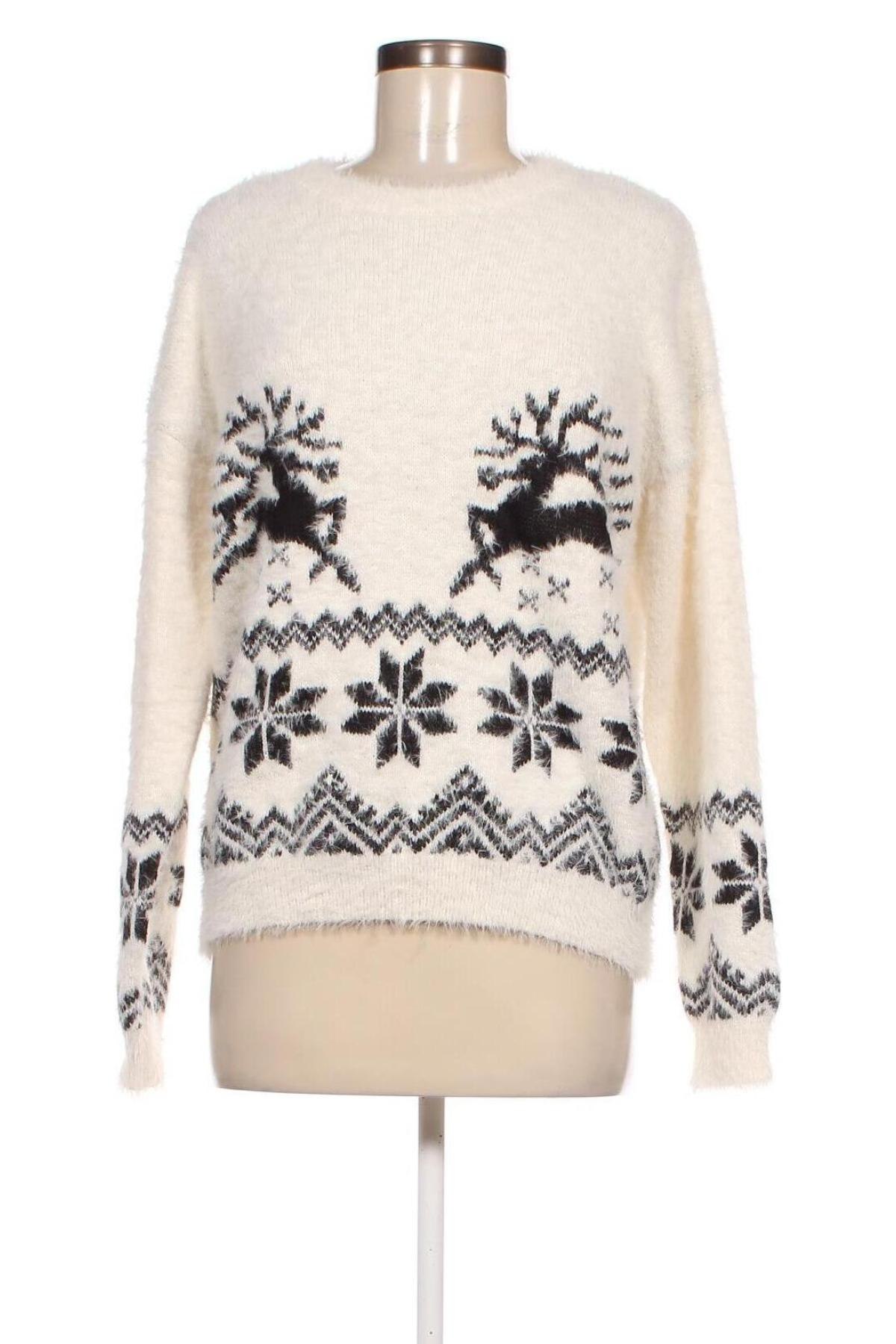 Γυναικείο πουλόβερ Primark, Μέγεθος M, Χρώμα Λευκό, Τιμή 6,28 €