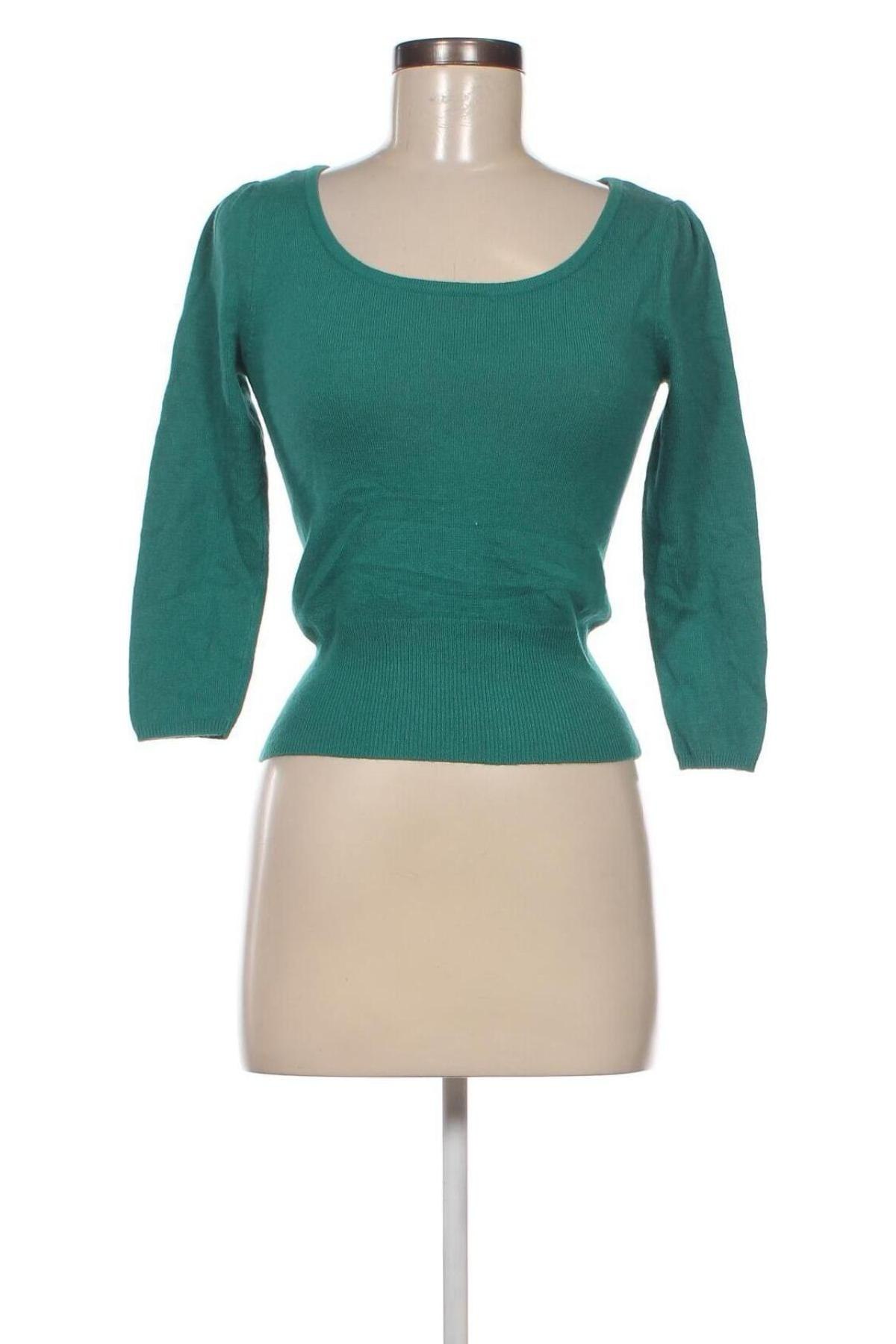 Дамски пуловер Review, Размер S, Цвят Зелен, Цена 41,00 лв.
