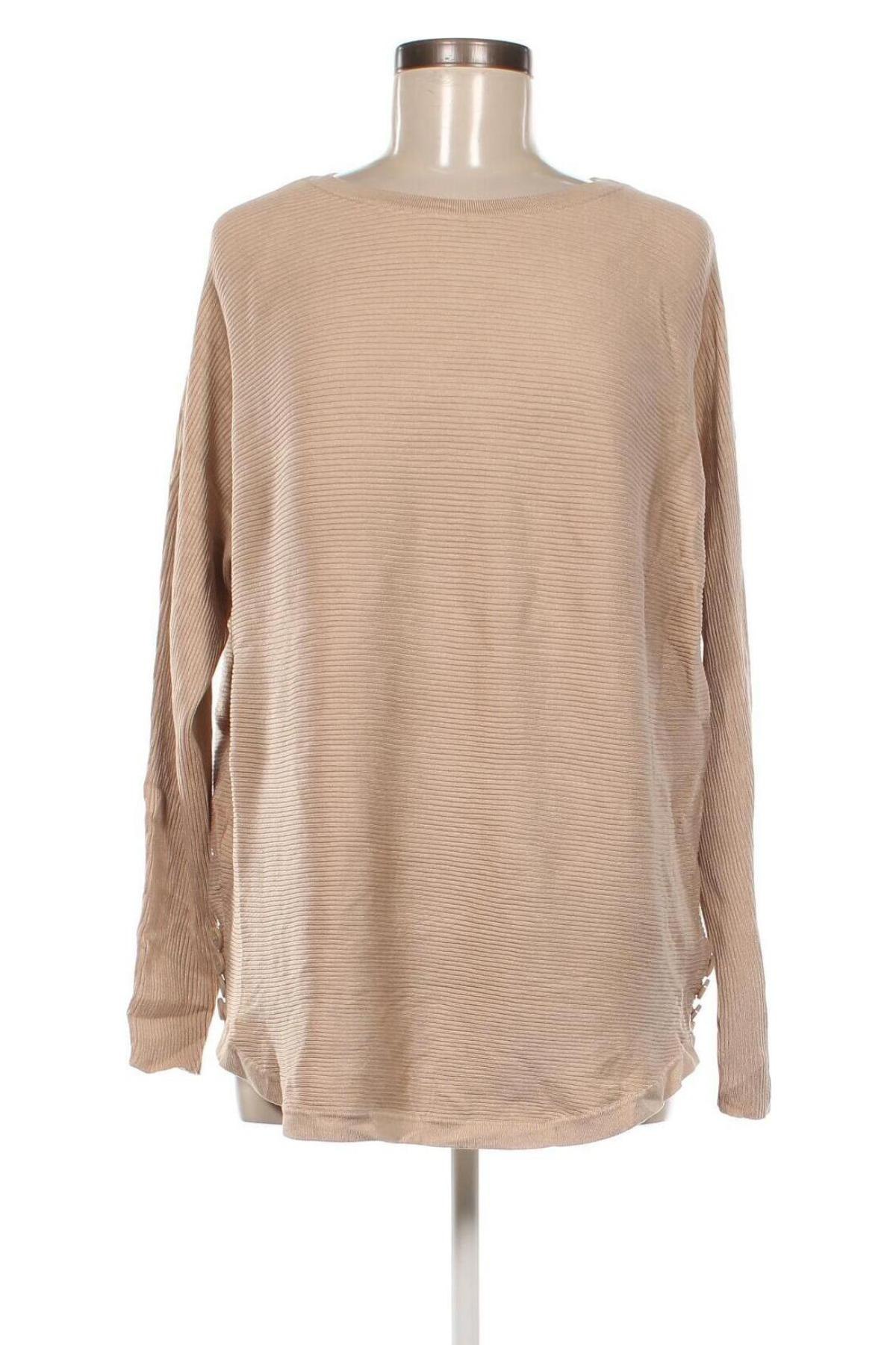 Γυναικείο πουλόβερ Rockmans, Μέγεθος XL, Χρώμα  Μπέζ, Τιμή 8,63 €