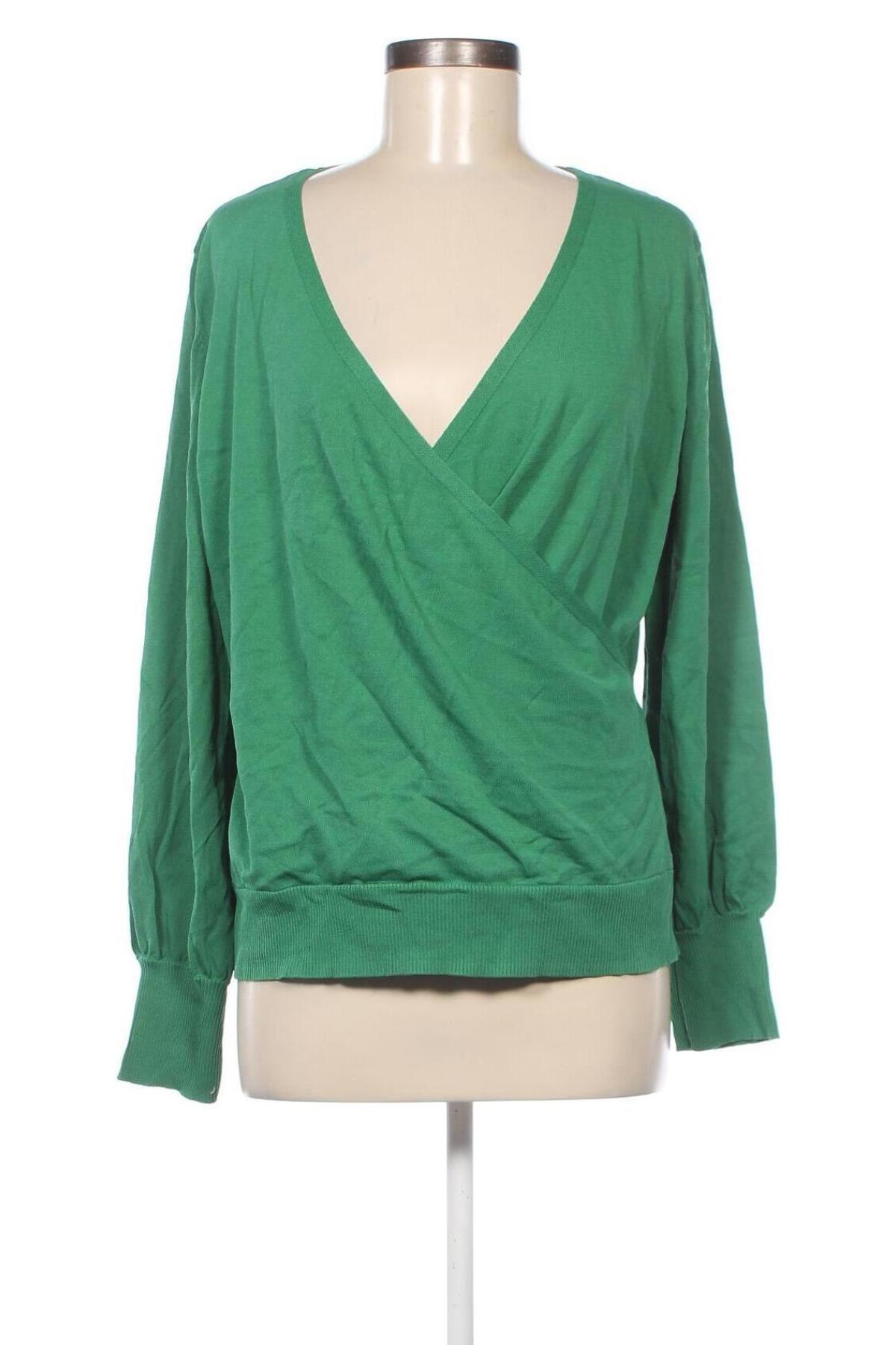 Γυναικείο πουλόβερ S.Oliver Black Label, Μέγεθος XL, Χρώμα Πράσινο, Τιμή 38,35 €
