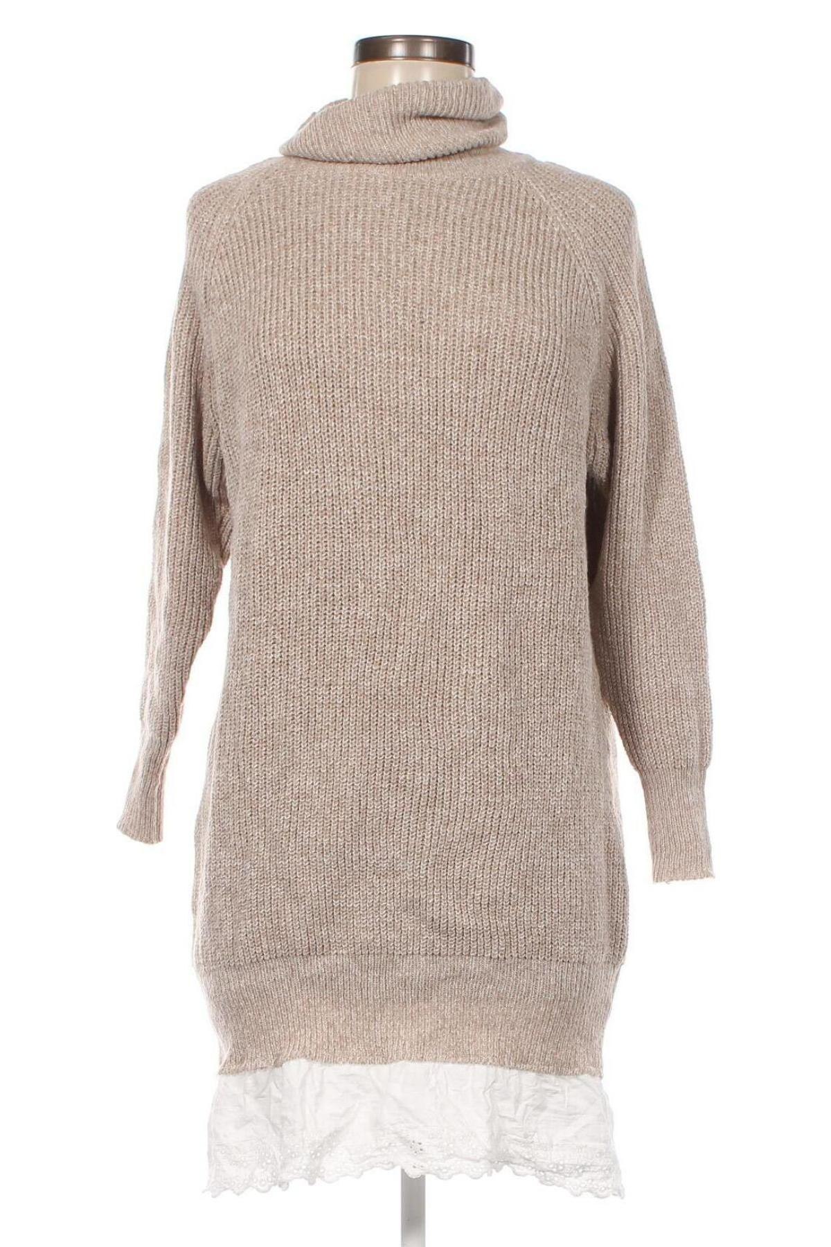 Γυναικείο πουλόβερ SHEIN, Μέγεθος S, Χρώμα  Μπέζ, Τιμή 3,71 €