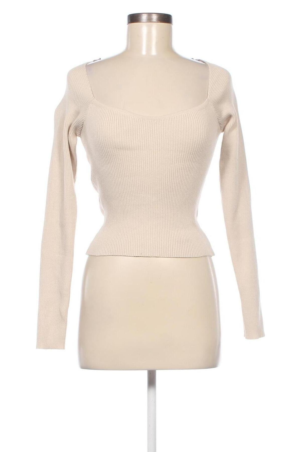Γυναικείο πουλόβερ SHEIN, Μέγεθος S, Χρώμα  Μπέζ, Τιμή 6,28 €