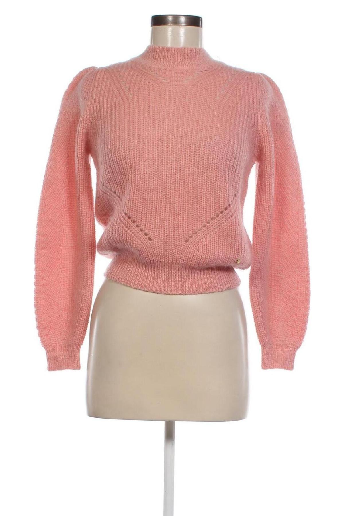 Дамски пуловер SUNCOO, Размер XS, Цвят Розов, Цена 61,60 лв.