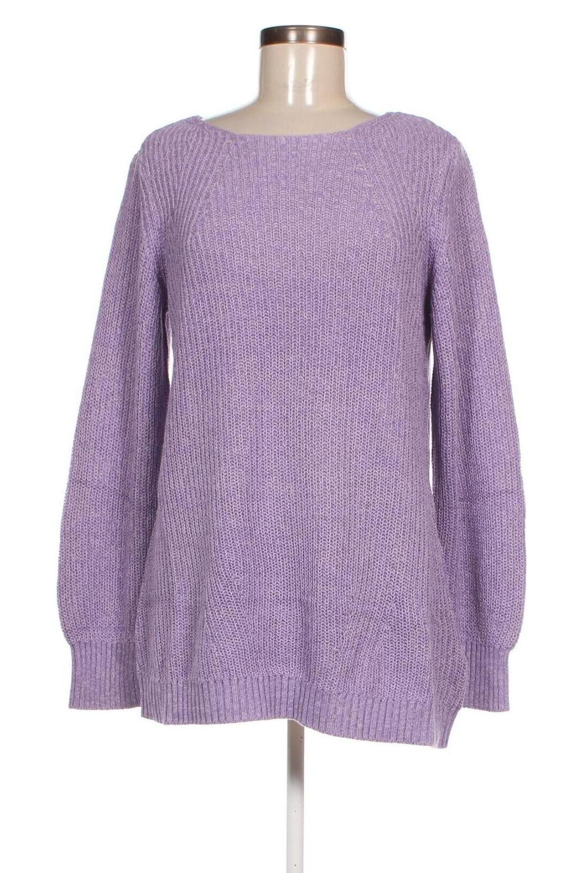 Дамски пуловер Sheego, Размер M, Цвят Лилав, Цена 27,90 лв.