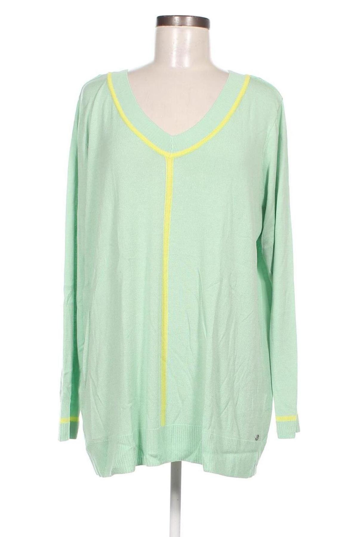 Γυναικείο πουλόβερ Sheego, Μέγεθος XL, Χρώμα Πράσινο, Τιμή 16,78 €