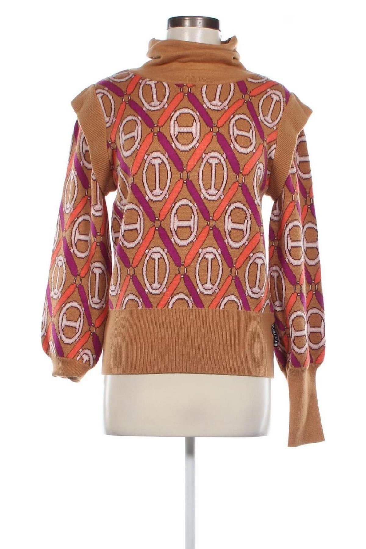 Дамски пуловер Silvian Heach, Размер M, Цвят Многоцветен, Цена 98,04 лв.