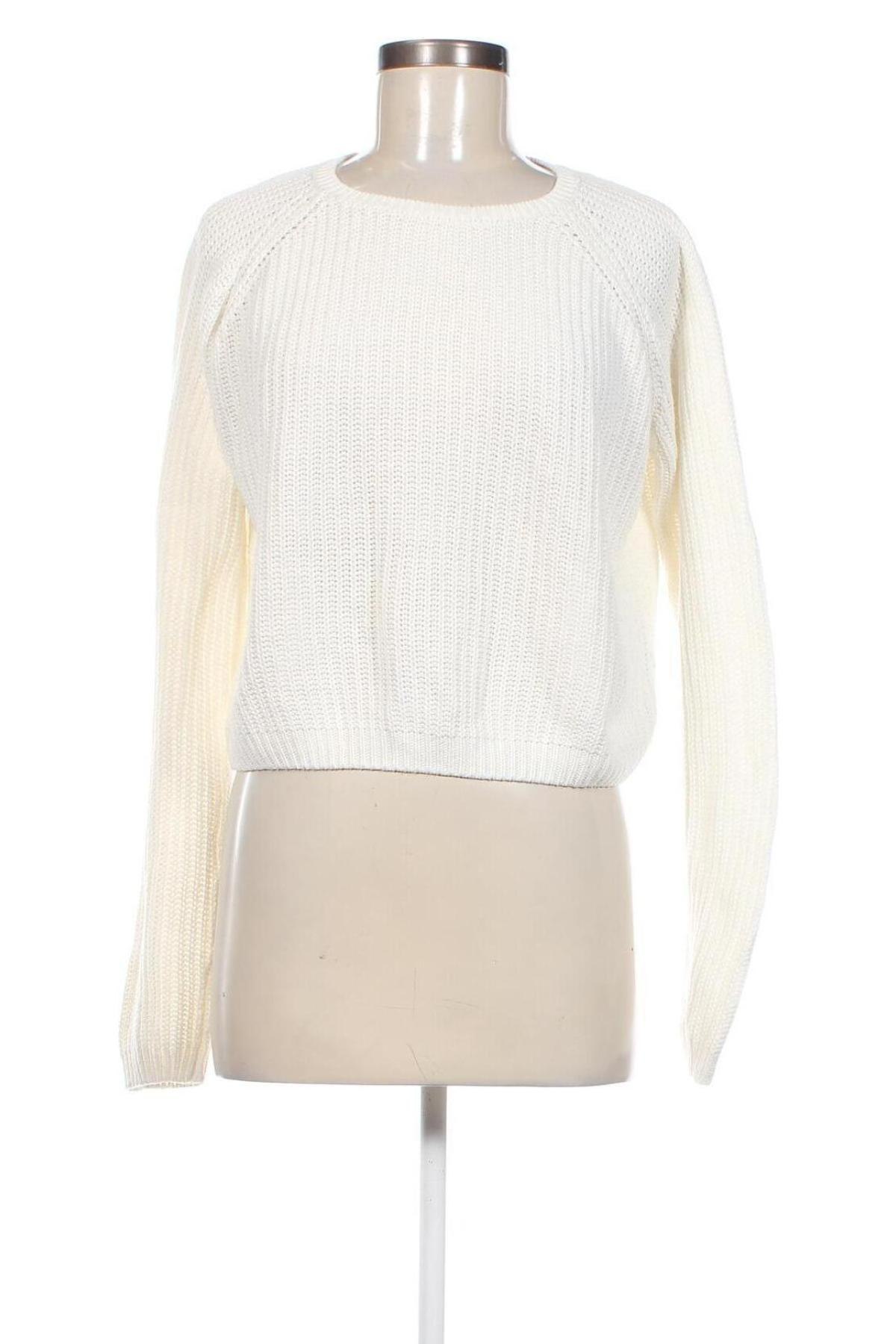 Дамски пуловер Sinsay, Размер M, Цвят Бял, Цена 15,74 лв.