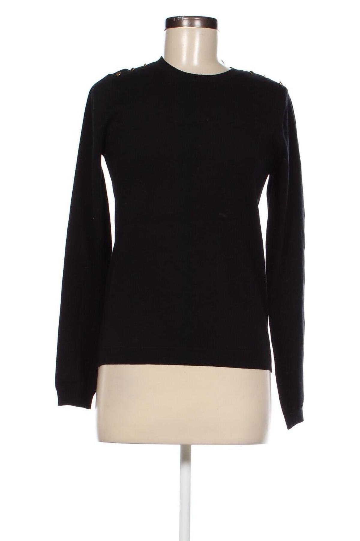 Дамски пуловер Sinsay, Размер L, Цвят Черен, Цена 10,15 лв.