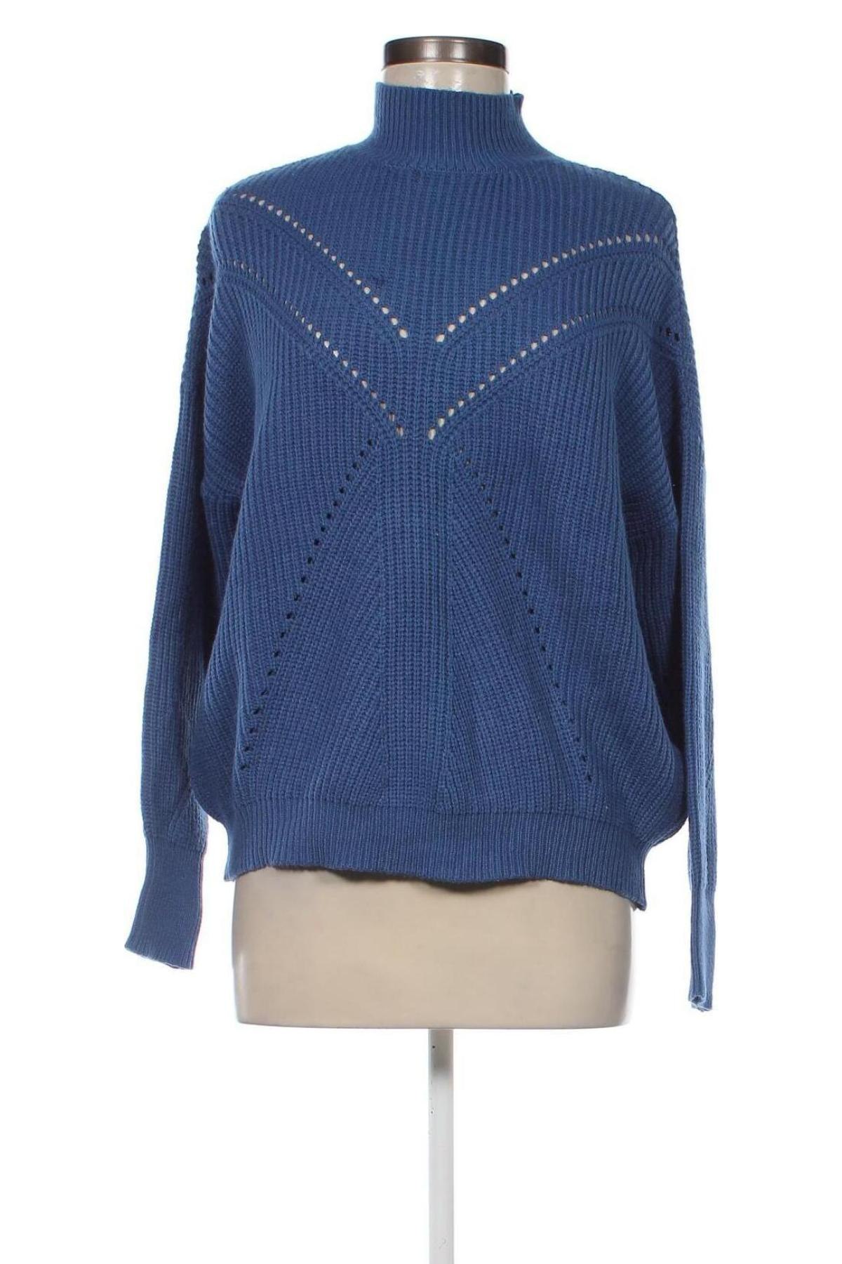 Дамски пуловер Springfield, Размер S, Цвят Син, Цена 26,95 лв.