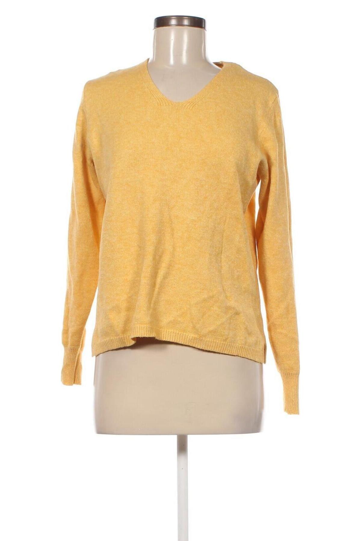 Дамски пуловер Street One, Размер M, Цвят Жълт, Цена 22,14 лв.