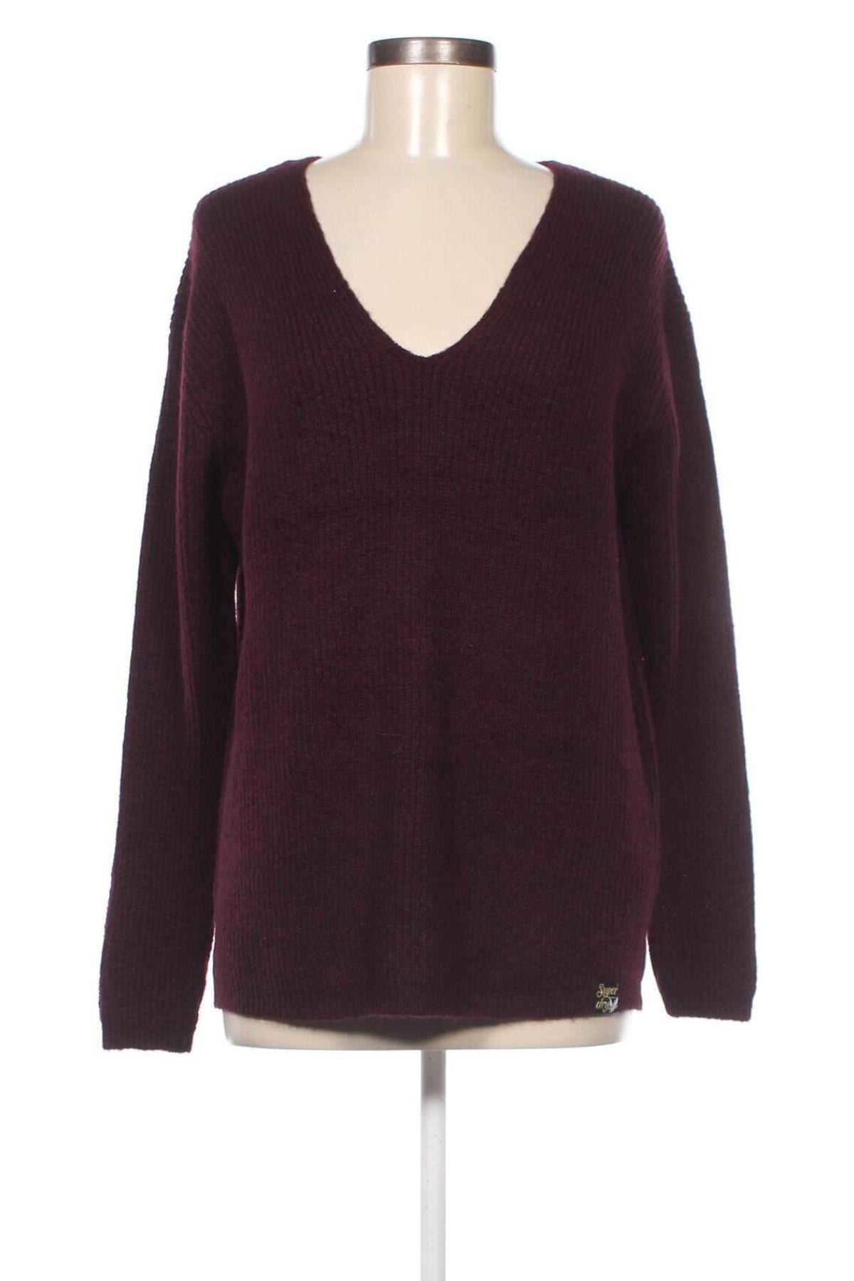 Γυναικείο πουλόβερ Superdry, Μέγεθος M, Χρώμα Κόκκινο, Τιμή 35,52 €