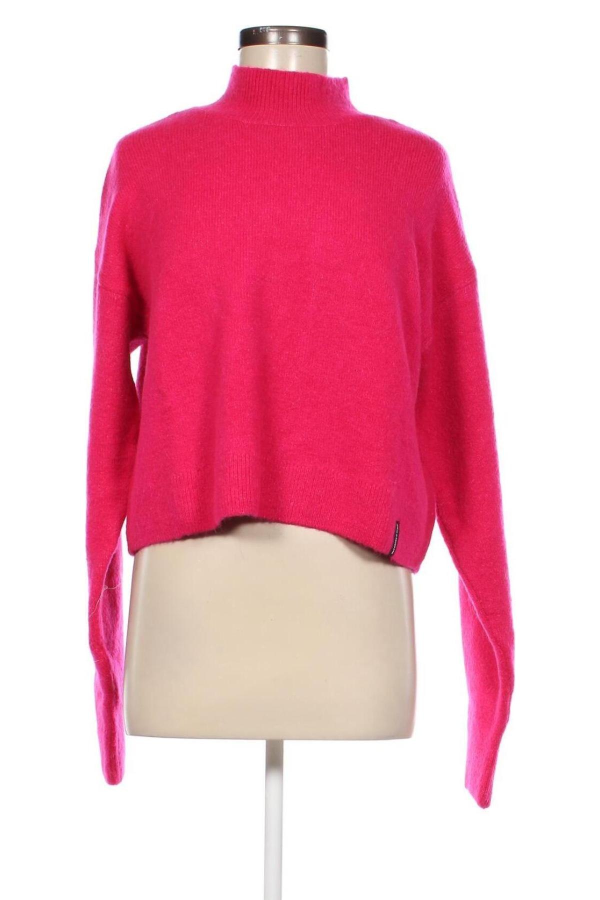 Дамски пуловер Superdry, Размер M, Цвят Розов, Цена 63,60 лв.