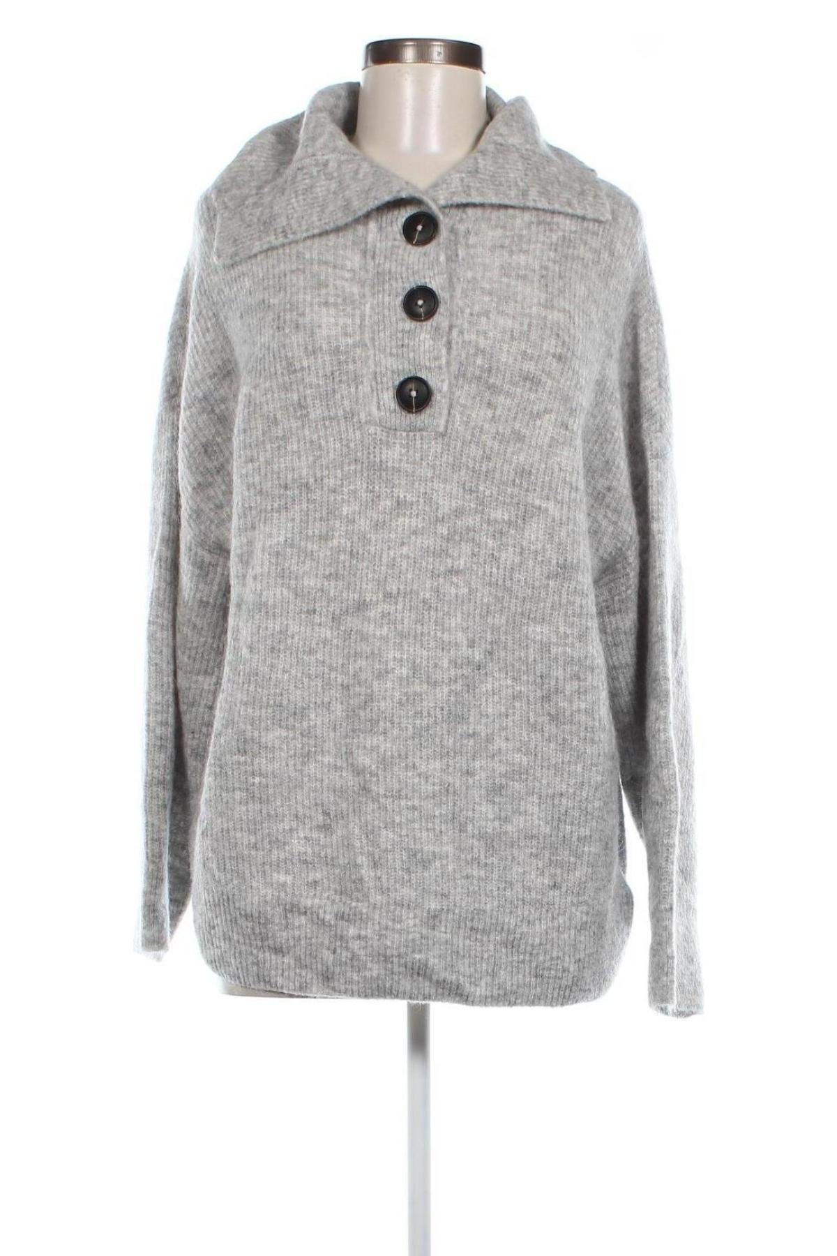 Дамски пуловер Tom Tailor, Размер L, Цвят Сив, Цена 12,30 лв.