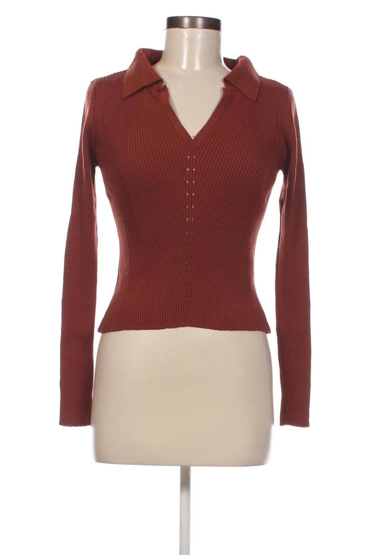 Дамски пуловер Trendyol, Размер S, Цвят Кафяв, Цена 23,25 лв.