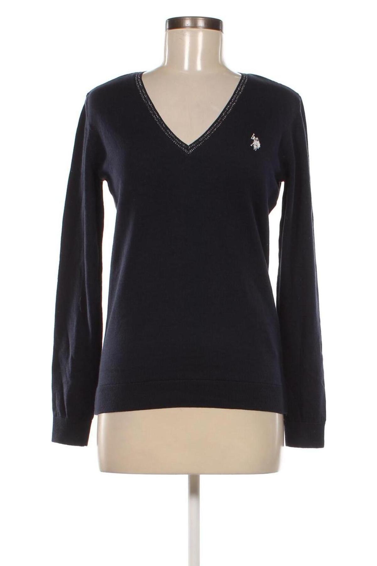 Γυναικείο πουλόβερ U.S. Polo Assn., Μέγεθος S, Χρώμα Μπλέ, Τιμή 38,35 €