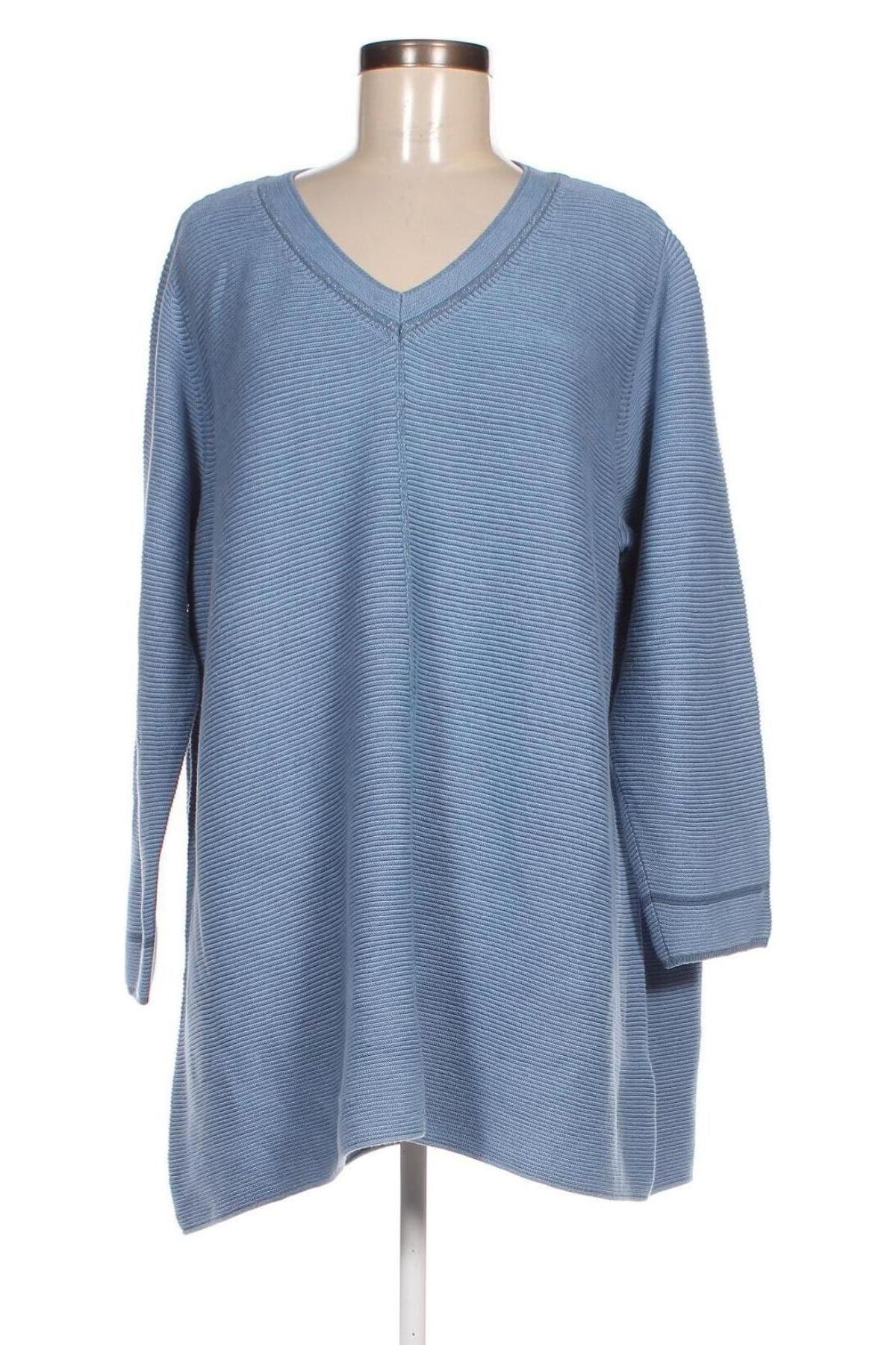 Γυναικείο πουλόβερ Ulla Popken, Μέγεθος XXL, Χρώμα Μπλέ, Τιμή 14,46 €