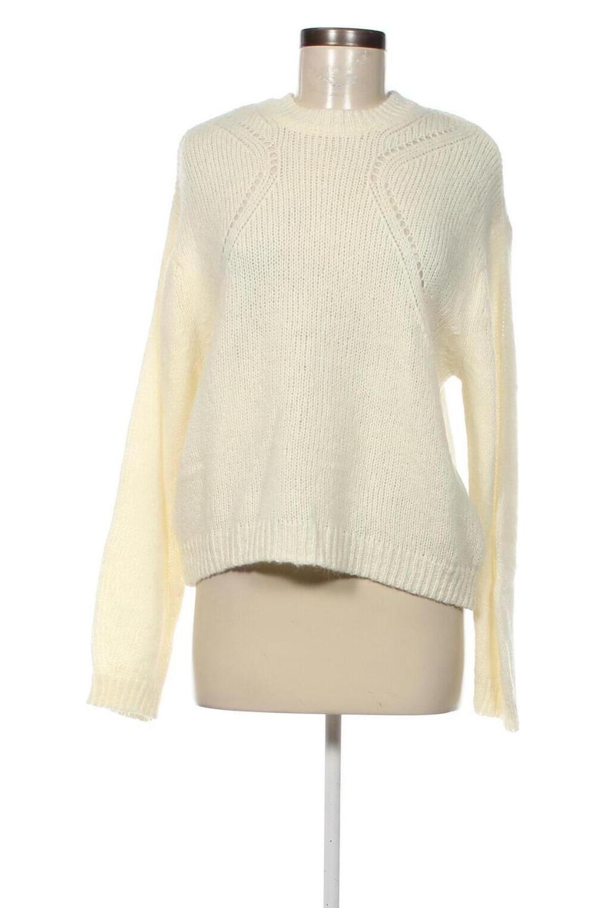 Damski sweter United Colors Of Benetton, Rozmiar S, Kolor Biały, Cena 86,76 zł