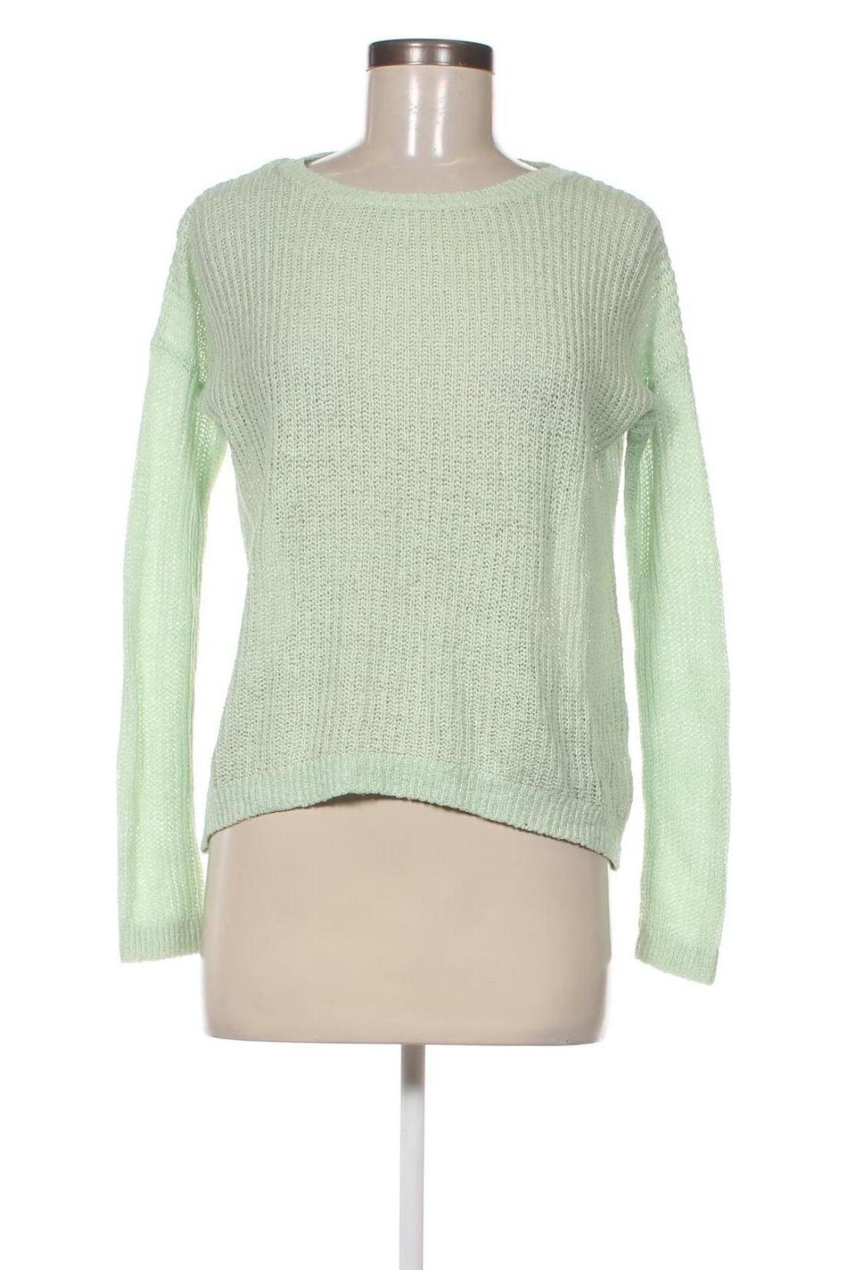Дамски пуловер United Colors Of Benetton, Размер XXL, Цвят Зелен, Цена 16,81 лв.