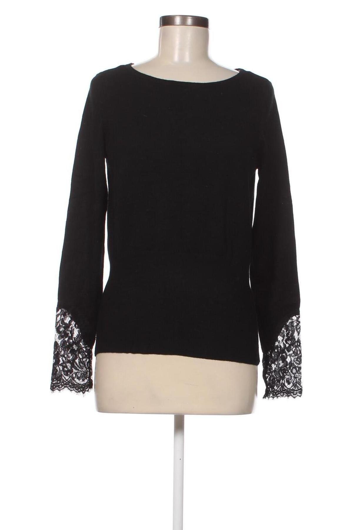 Дамски пуловер Vero Moda, Размер M, Цвят Черен, Цена 14,58 лв.