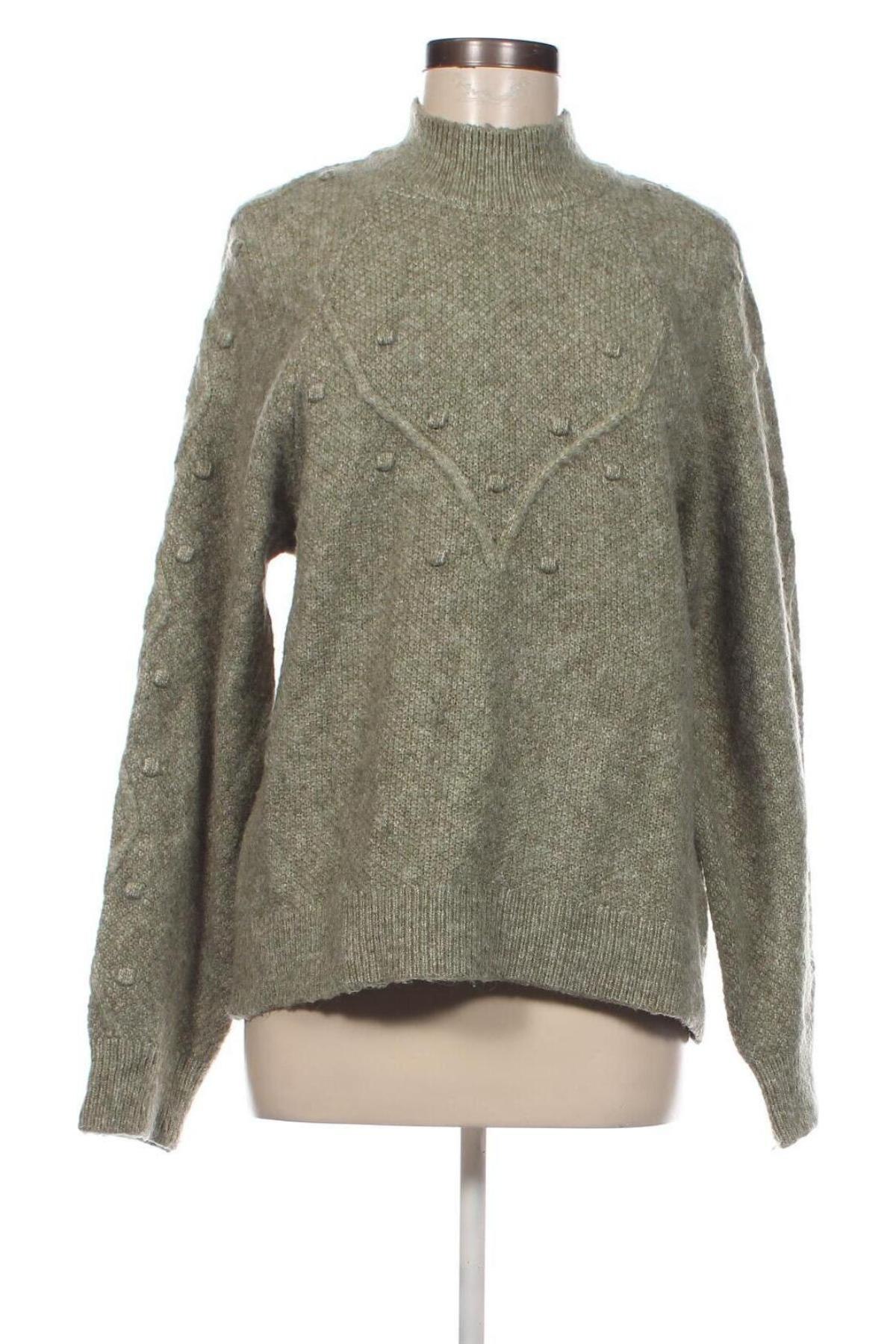Дамски пуловер Vero Moda, Размер L, Цвят Зелен, Цена 27,00 лв.