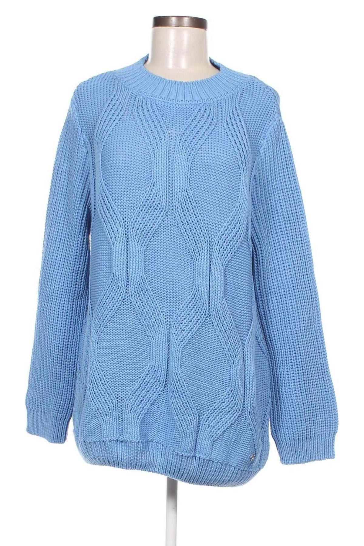 Γυναικείο πουλόβερ Walbusch, Μέγεθος XL, Χρώμα Μπλέ, Τιμή 31,06 €