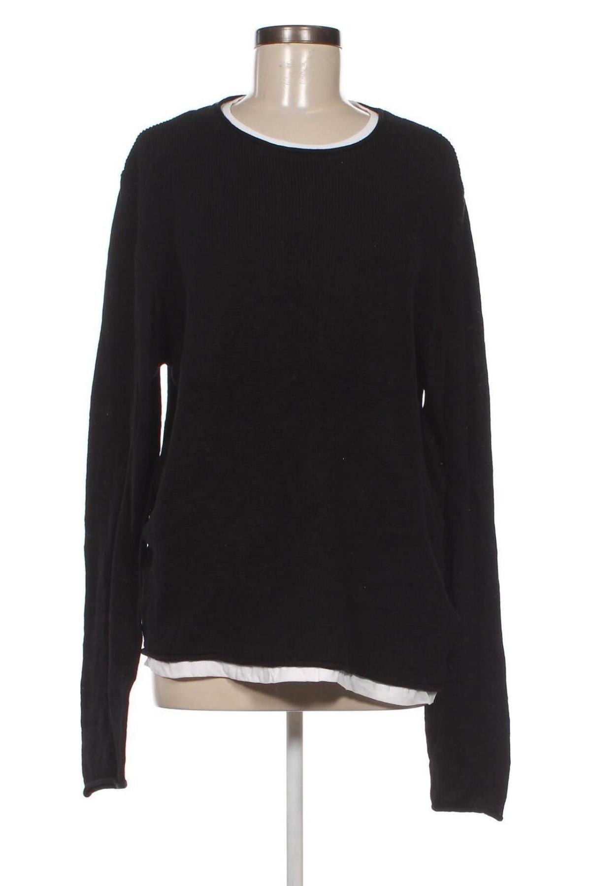 Γυναικείο πουλόβερ X-Mail, Μέγεθος L, Χρώμα Μαύρο, Τιμή 6,28 €