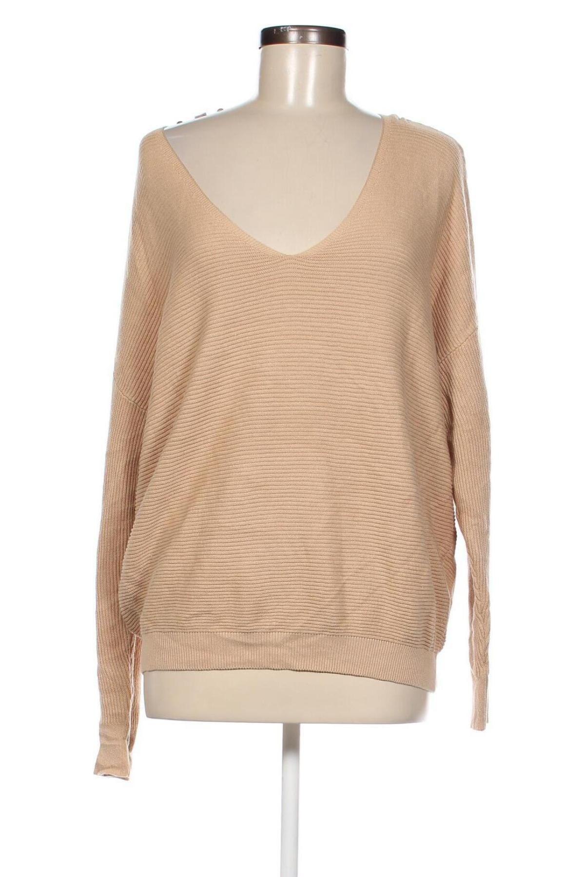 Γυναικείο πουλόβερ Yaya, Μέγεθος L, Χρώμα  Μπέζ, Τιμή 9,97 €