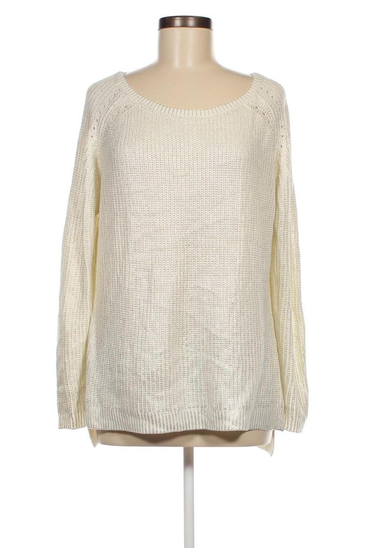 Γυναικείο πουλόβερ Yessica, Μέγεθος L, Χρώμα Εκρού, Τιμή 6,28 €