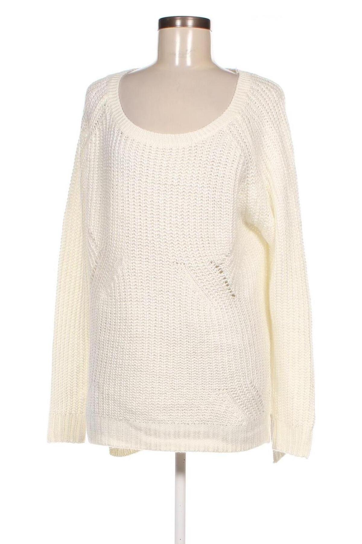 Γυναικείο πουλόβερ Yessica, Μέγεθος L, Χρώμα Λευκό, Τιμή 5,92 €
