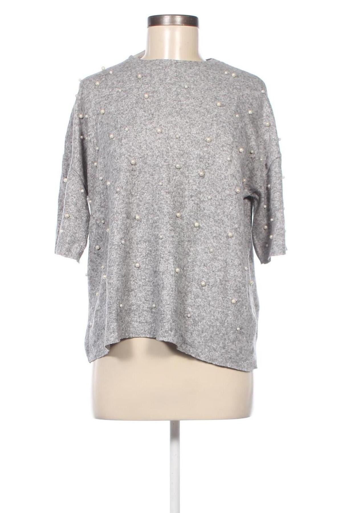 Damenpullover Zara Trafaluc, Größe S, Farbe Grau, Preis 6,58 €