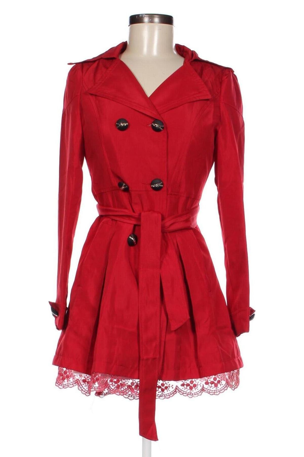 Dámský přechodný kabát , Velikost M, Barva Červená, Cena  1 033,00 Kč
