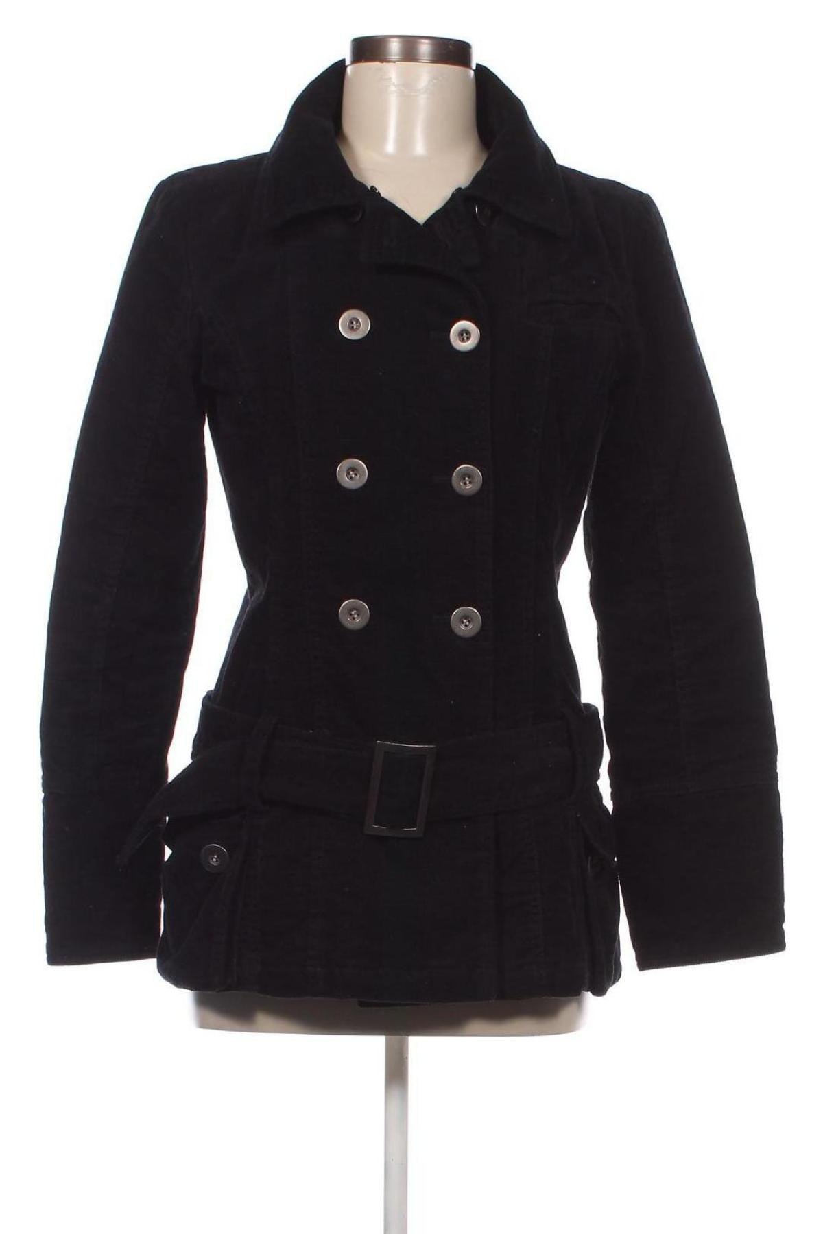 Trench de femei Clockhouse, Mărime S, Culoare Negru, Preț 22,90 Lei