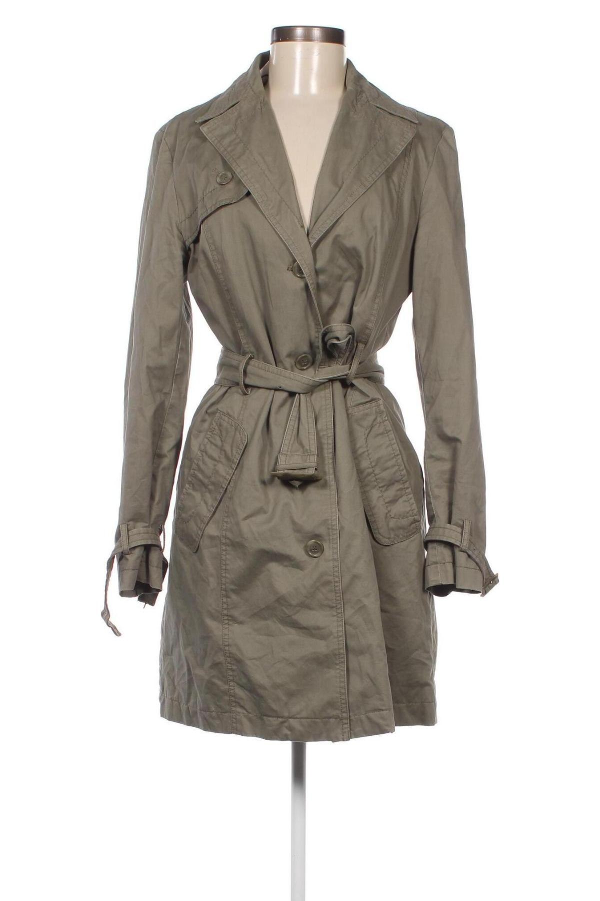 Damen Trenchcoat S.Oliver, Größe M, Farbe Grün, Preis 10,96 €