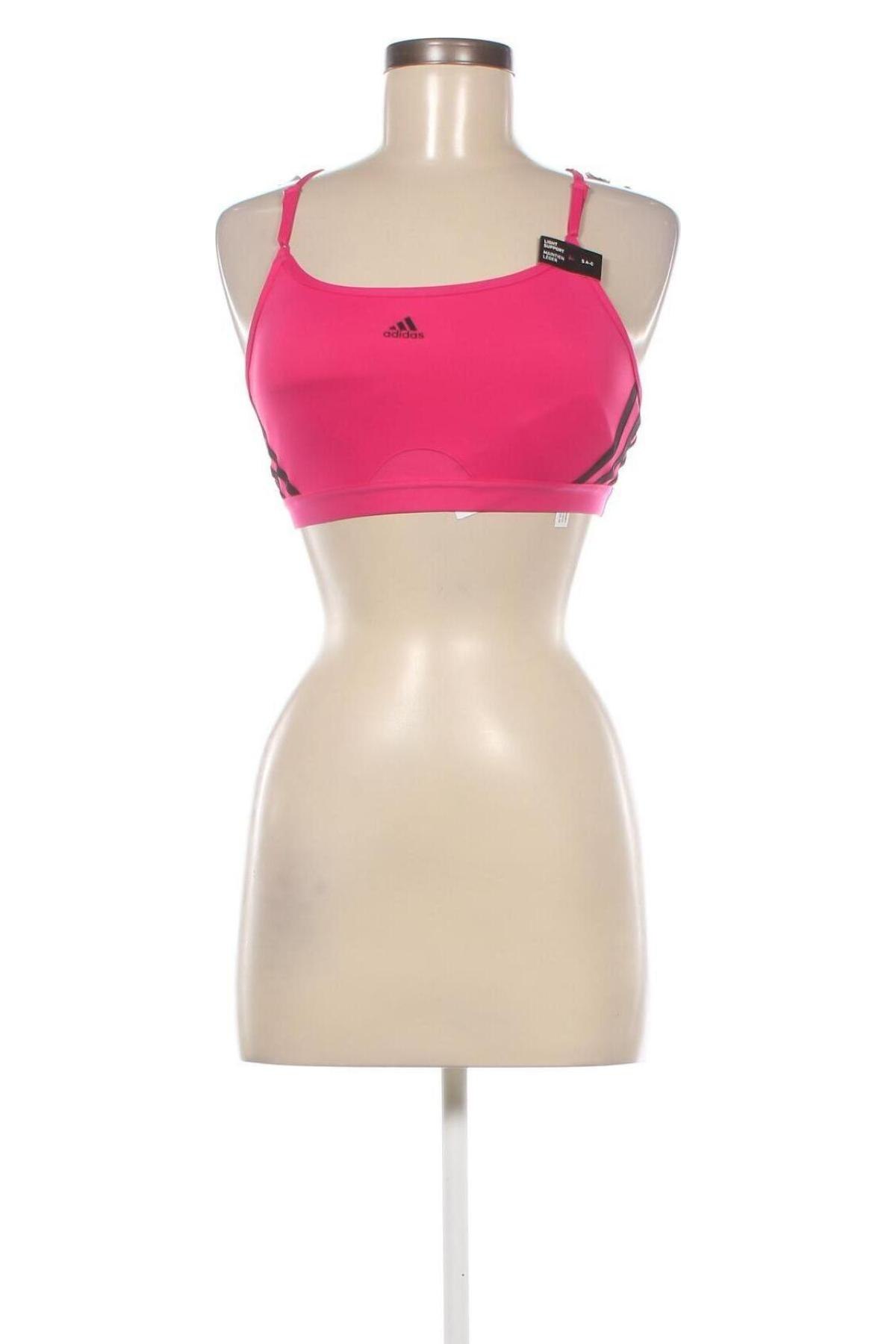 Γυναίκειο αθλητικό τοπ Adidas, Μέγεθος S, Χρώμα Ρόζ , Τιμή 39,69 €