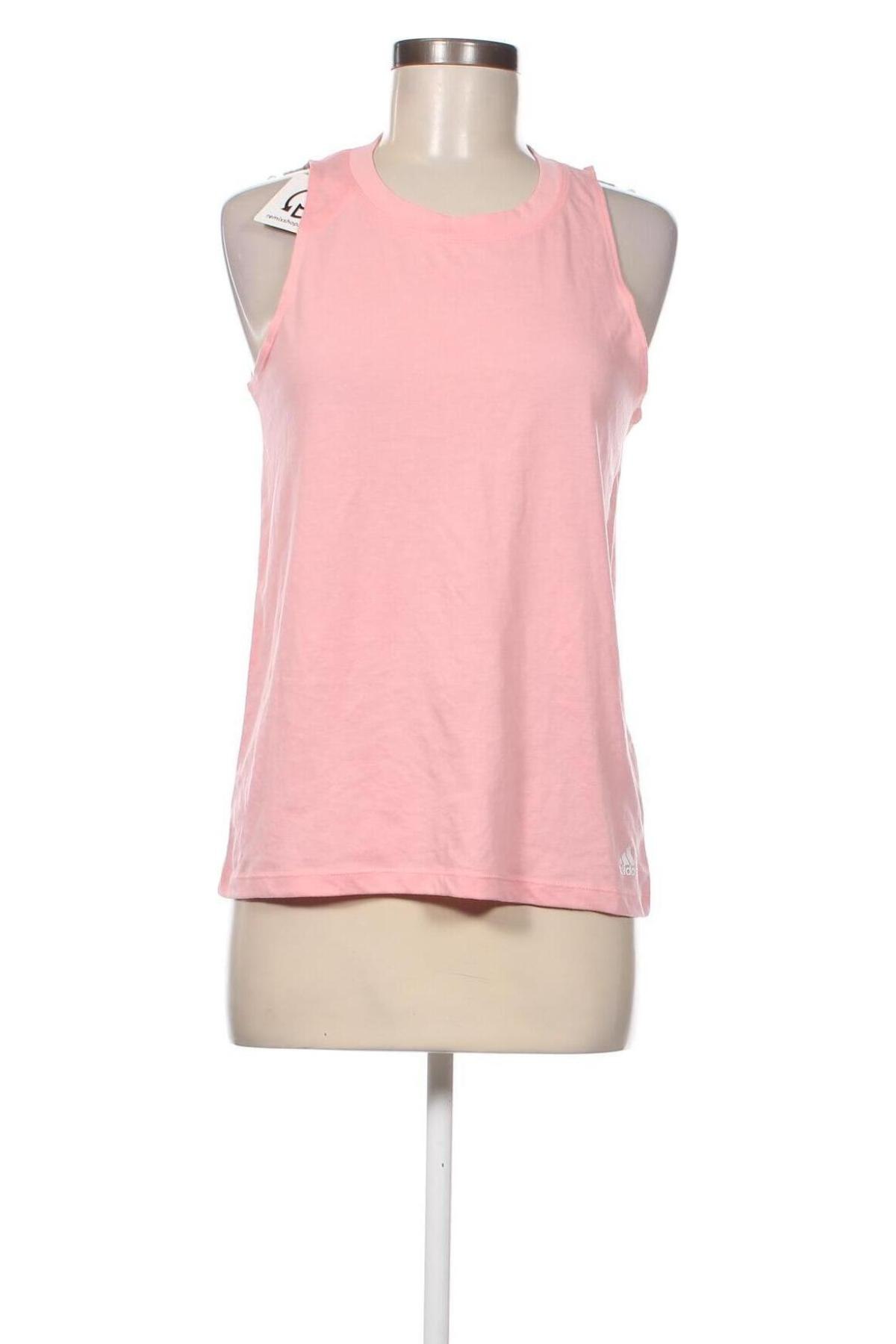 Γυναίκειο αθλητικό τοπ Adidas, Μέγεθος M, Χρώμα Ρόζ , Τιμή 17,39 €