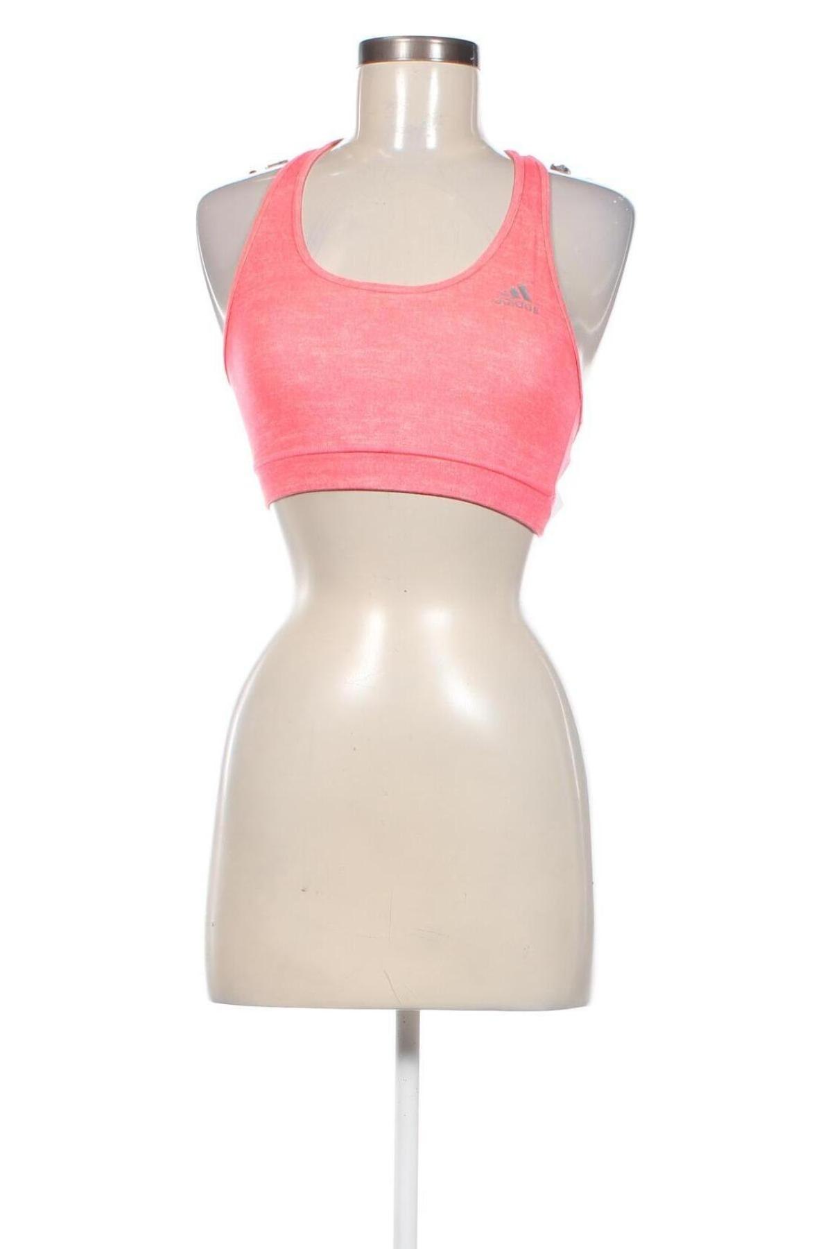 Γυναίκειο αθλητικό τοπ Adidas, Μέγεθος S, Χρώμα Ρόζ , Τιμή 17,39 €