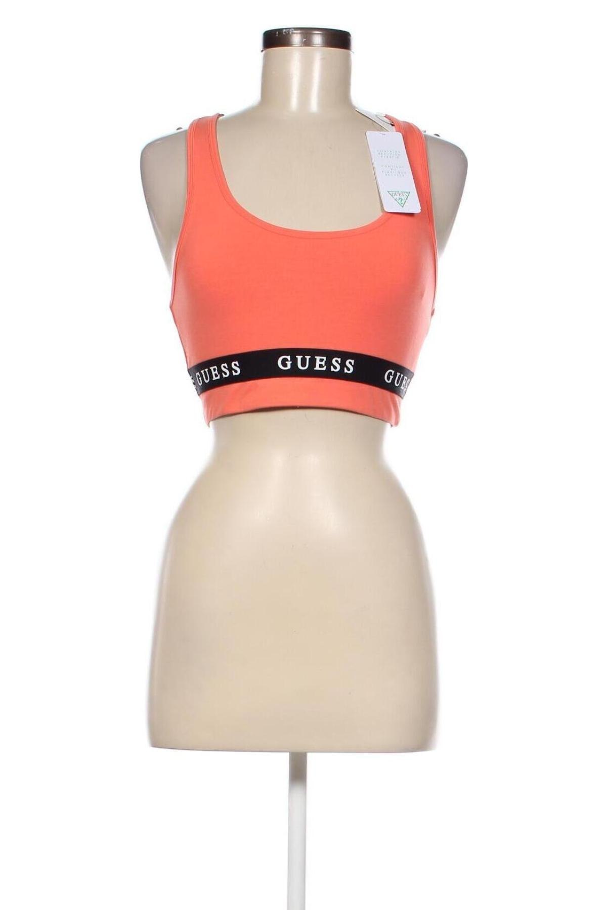 Damen Sporttop Guess, Größe S, Farbe Orange, Preis € 39,69