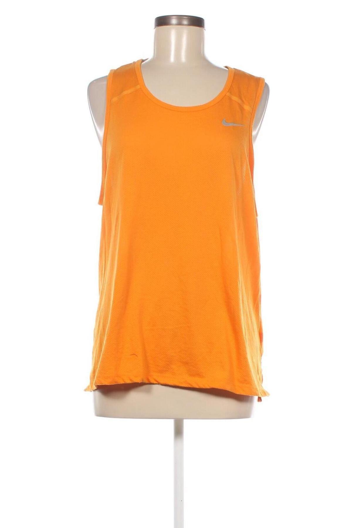 Damen Sporttop Nike, Größe L, Farbe Orange, Preis 9,91 €