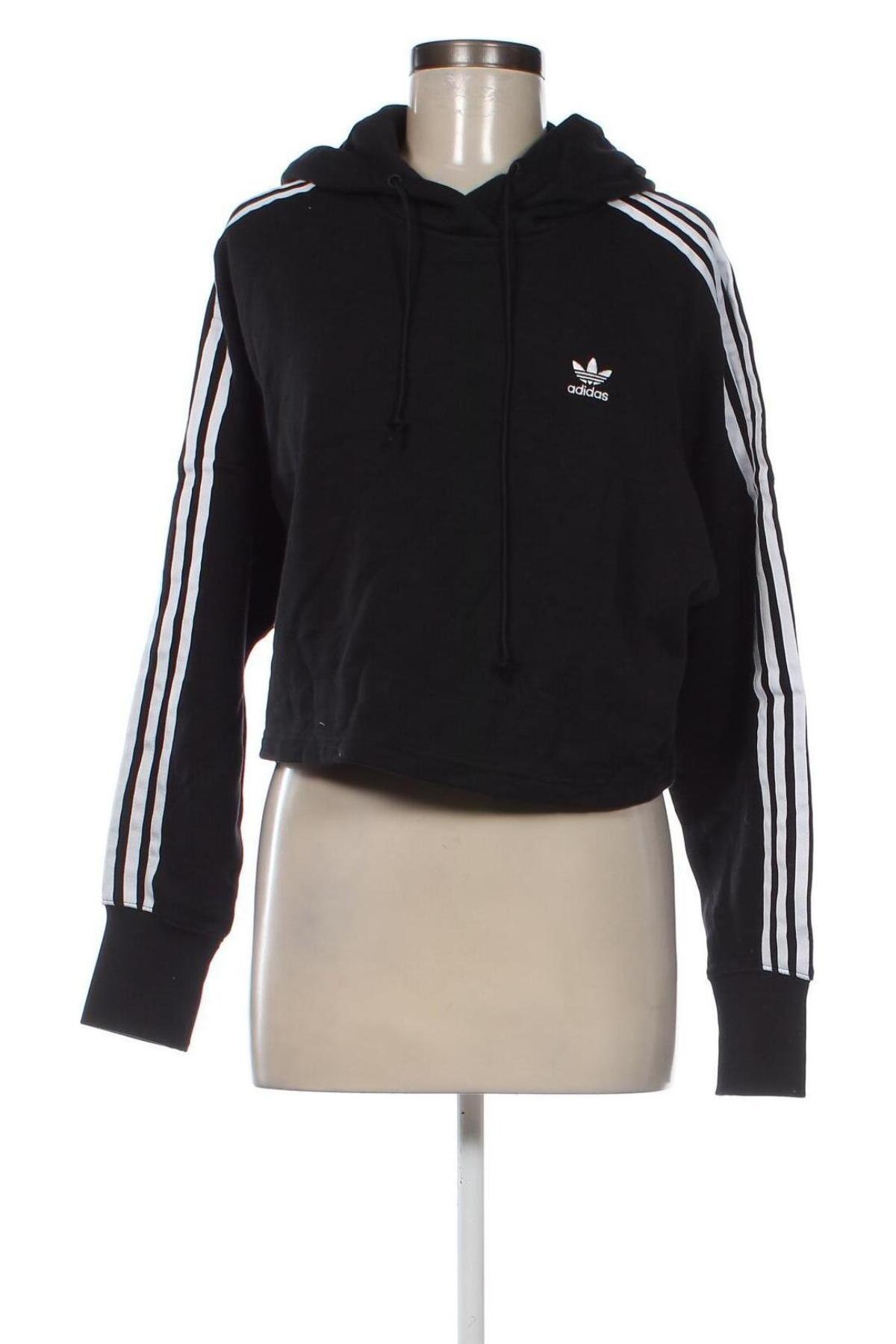Γυναικείο φούτερ Adidas Originals, Μέγεθος XS, Χρώμα Μαύρο, Τιμή 62,79 €