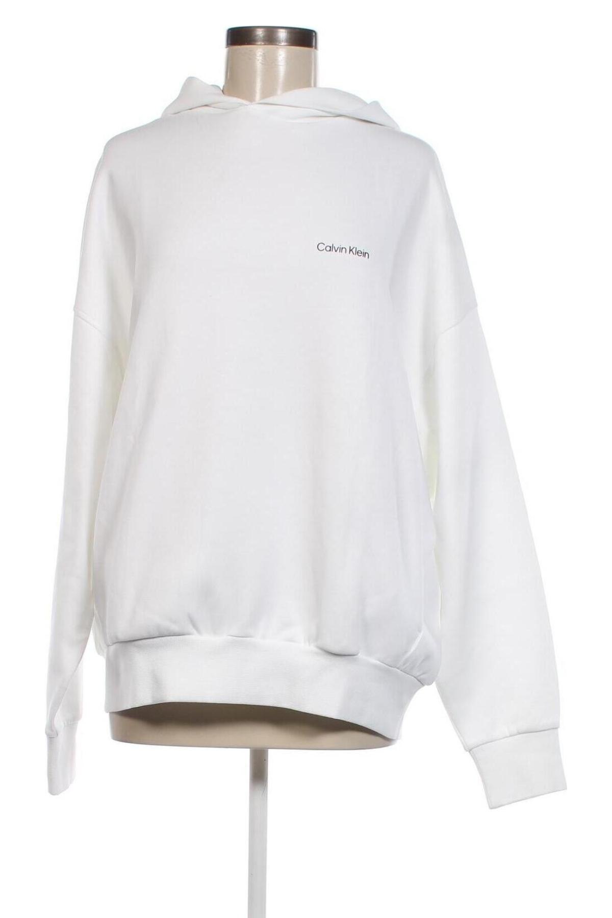Γυναικείο φούτερ Calvin Klein, Μέγεθος S, Χρώμα Λευκό, Τιμή 57,83 €