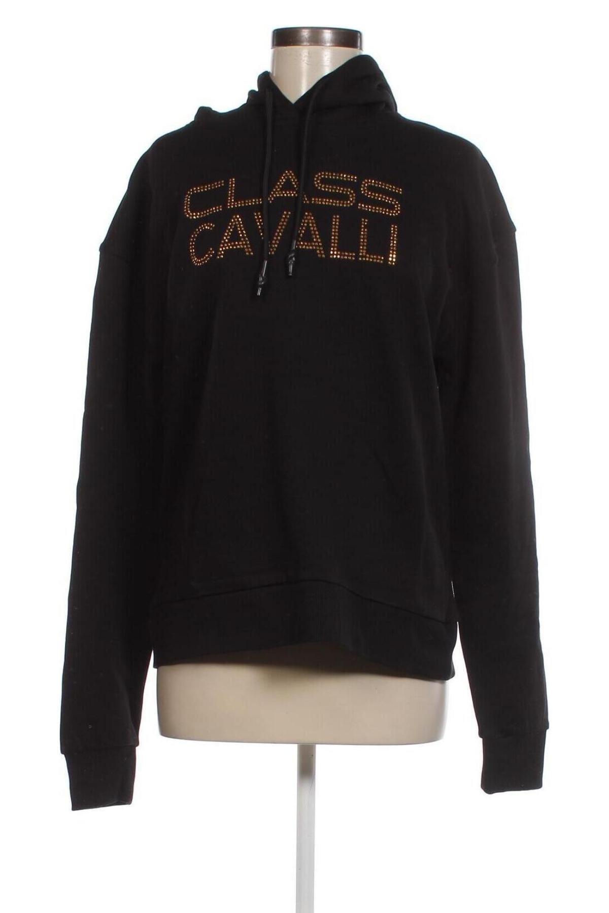 Γυναικείο φούτερ Cavalli Class, Μέγεθος M, Χρώμα Μαύρο, Τιμή 124,23 €